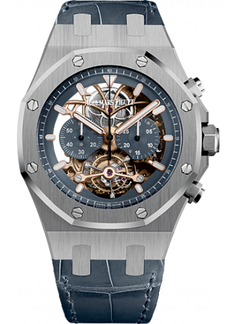 Replica Audemars Piguet Royal Oak Tourbillon Chronograph Openworked 26347PT.OO.D315CR.01 watch